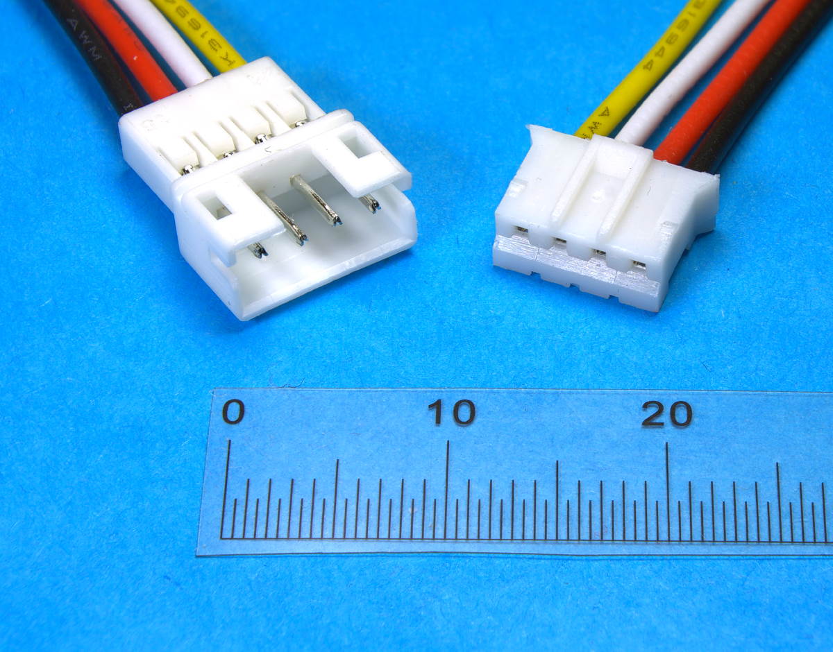 XH 2,54 mm 7-polig Kabel, Stecker / Buchse, L=20cm