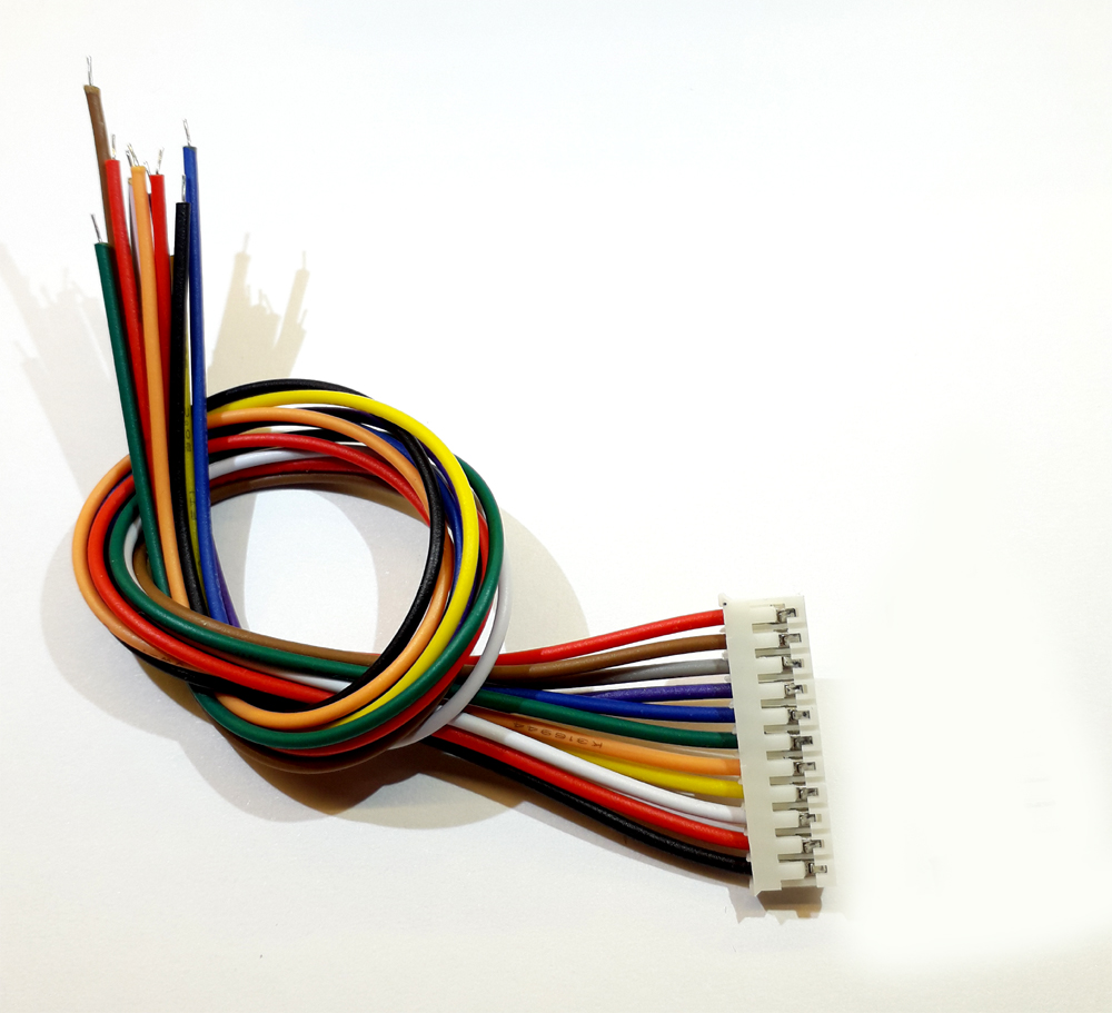XH 2,54 2 polig Kabel mit Mini-Stecker + Buchse, 1,50 €