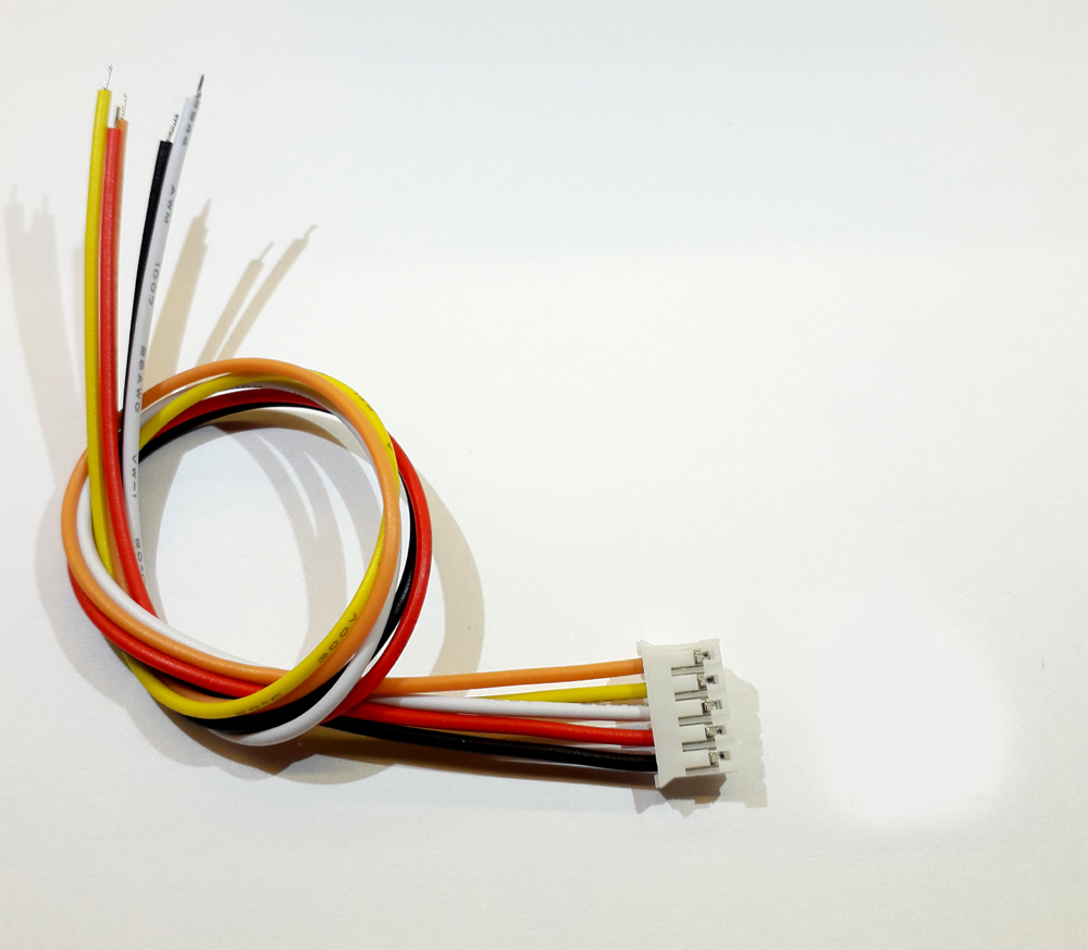Micro JST Kabel mit Buchse + Platinen Steckverbinder, 4-polig RM 2,0mm PH