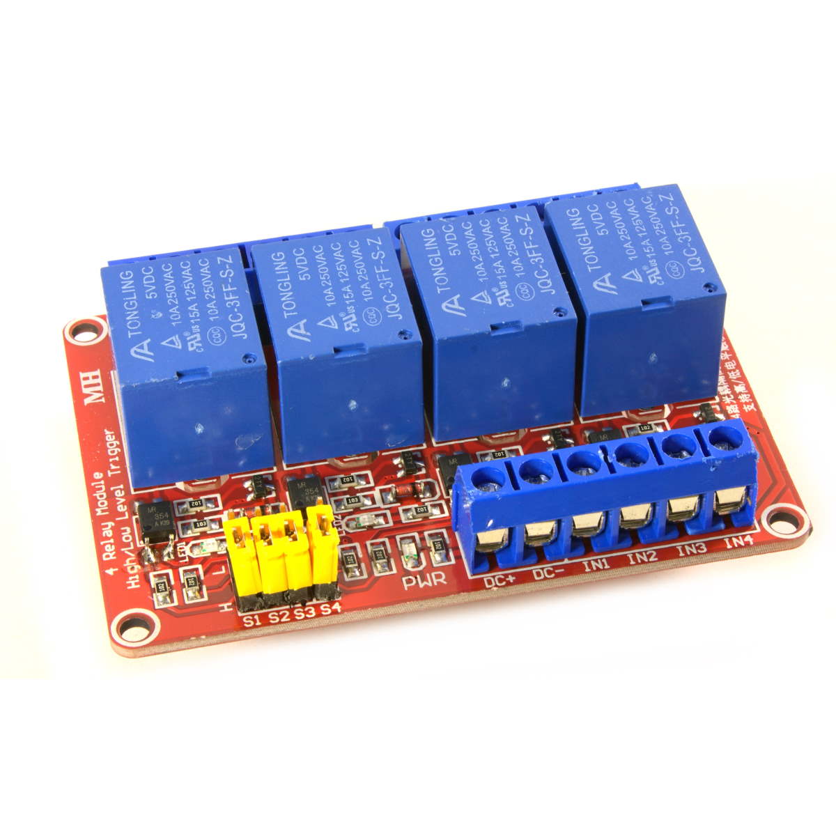 2-Kanal Relais 5V 10A High und Low Level Trigger Optokoppler Modul für Arduino 
