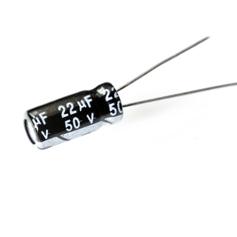 ELKO 22µF (22uF) / 50V - 5x11 Elektrolyt Kondensator radial