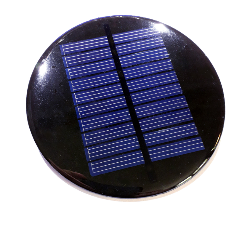 5V 100mA 0,5W 95mm Durchmesser Solarmodul Solarzelle Solarpanel vergossen