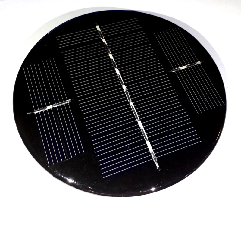 6V 150mA 0,9W 103mm Durchmesser Solarmodul Solarzelle Solarpanel vergossen