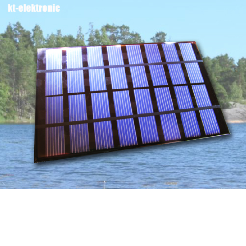 8V 250mA 2W 180x113mm Solarmodul Solarzelle Polykristallin vergossen