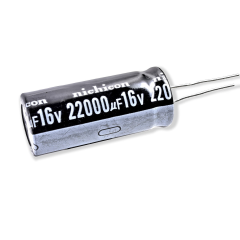 ELKO 22000µF  / 16V - 18x41 mm Elektrolyt Kondensator radial