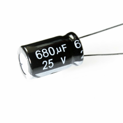 ELKO 680µF  / 25V - 10x17 mm Elektrolyt Kondensator radial