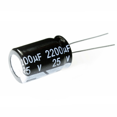ELKO 2200µF  / 25V - 13x21 mm Elektrolyt Kondensator radial