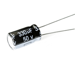 ELKO 330µF / 50V - 10x17 mm Elektrolyt Kondensator radial