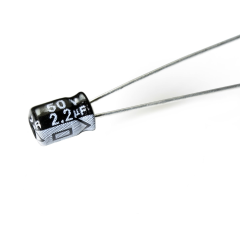 ELKO 2,2µF / 50V - 4x6 mm Elektrolyt Kondensator radial