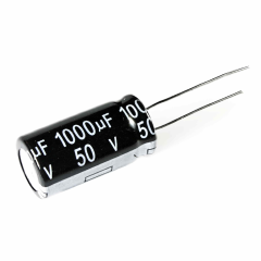 ELKO 1000µF (1000uF) / 50V - 13x26mm Elektrolyt Kondensator radial