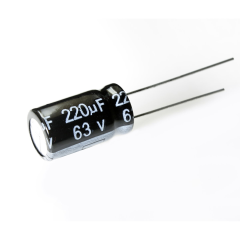 ELKO 220µF  / 63V - 10x17 mm Elektrolyt Kondensator radial