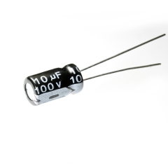 ELKO 10µF (10uF) / 100V - 6x11 mm Elektrolyt Kondensator radial