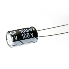 ELKO 100µF (100uF) / 100V - 10x17 mm Elektrolyt Kondensator radial