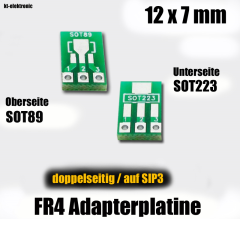 SOT223 SOT89 Adapterplatine
