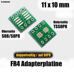 SO8 TSSOP8 Adapterplatine