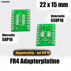 SO16 SSOP16 Adapterplatine