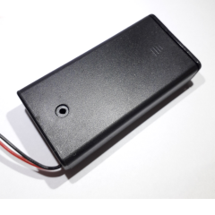 AA Batteriehalter mit Kabel, Gehäuse und Schalter 2 Zellen