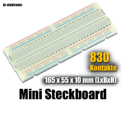 Steckboard Experimentierboard Breadboard Steckbrett 830 Kontakte